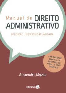 Capa do livro: Manual de Direito Administrativo de Alexandre Mazza