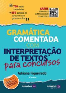 Capa do Livro - Gramática Comentada para Concursos Adriana Figueiredo