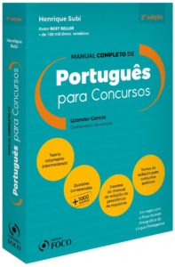 Capa do Livro: Português Para Concursos. Manual Completo Henrique Subi