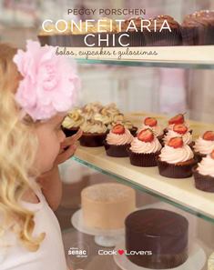 Capa do Livro Confeitaria Chic Bolos cupcakes guloseimas