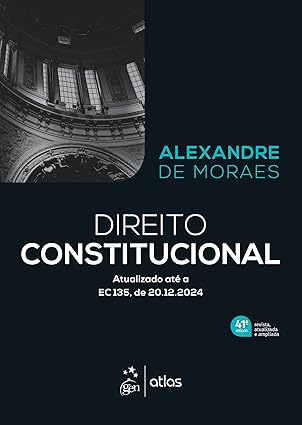 Capa do Livro: Direito Constitucional por Alexandre Moraes.