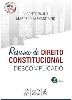 Livro Resumo de Direito Administrativo Descomplicado - Marcelo Alexandrino, Vicente Paulo
